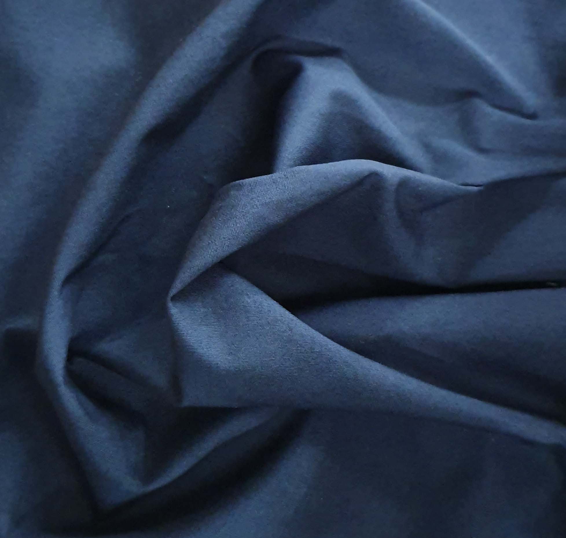 121gr/m2 COTTON POPLIN - DK NAVY (BLU SCURO)